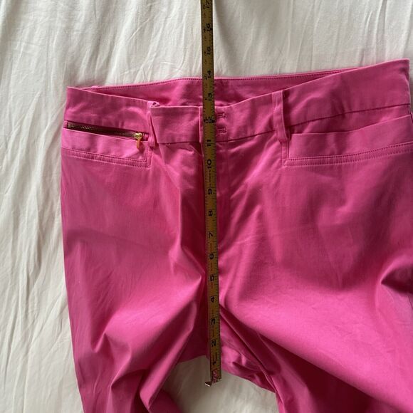 Vintage Lauren Ralph Lauren Pink Pants Women's 14 Petite Chino - Picture 8 of 11